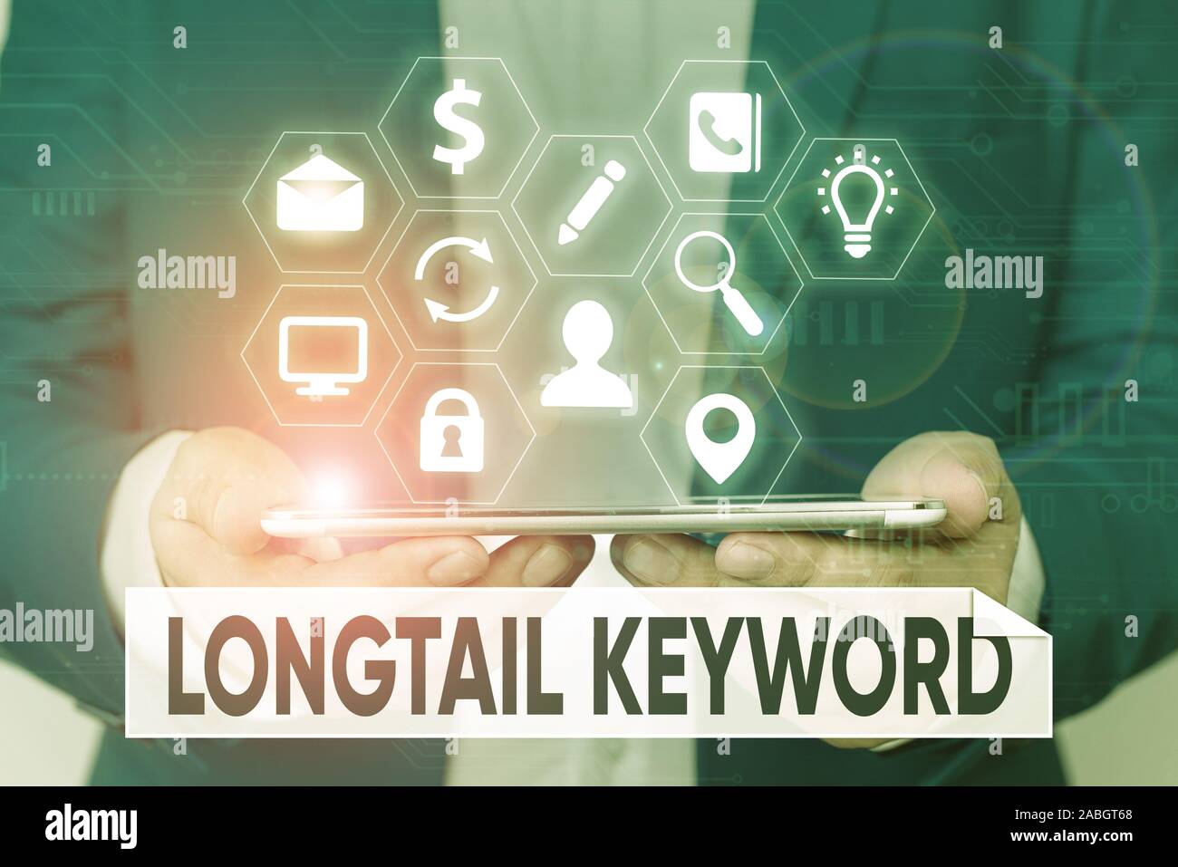 Curated visual reference: Picture Idea: Word Writing Text Longtail Keyword Business Photo Showcasing Search