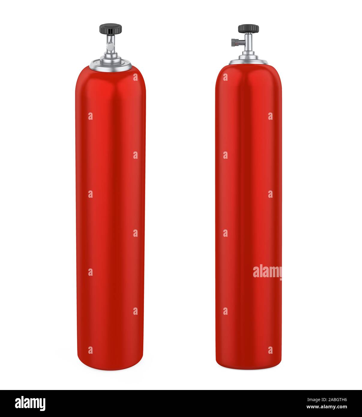 Gas Cylinder Isolated Stock Photo Alamy