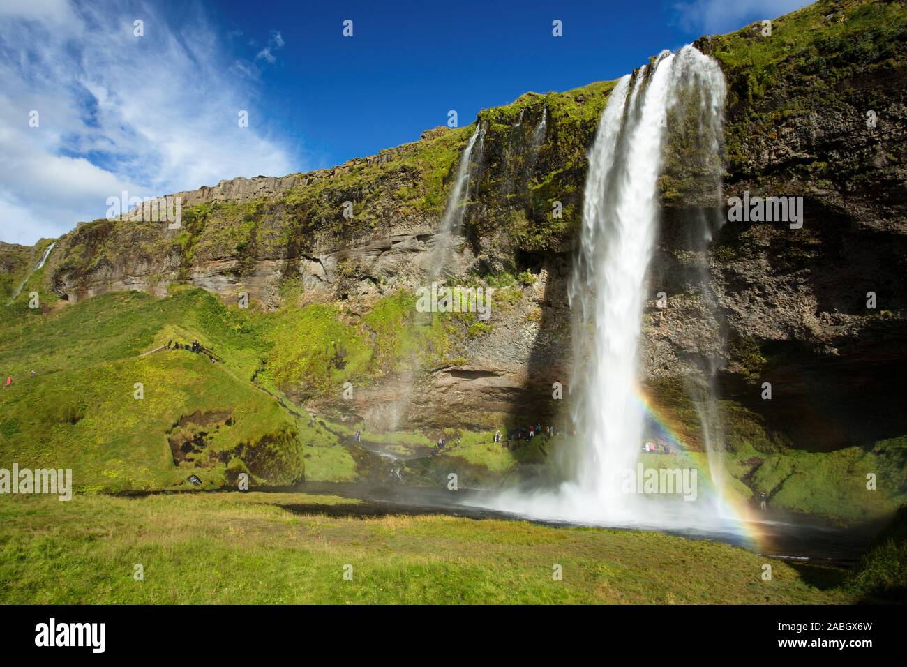 Seljalandsfoss waterfall scene hi-res stock photography and images - Alamy