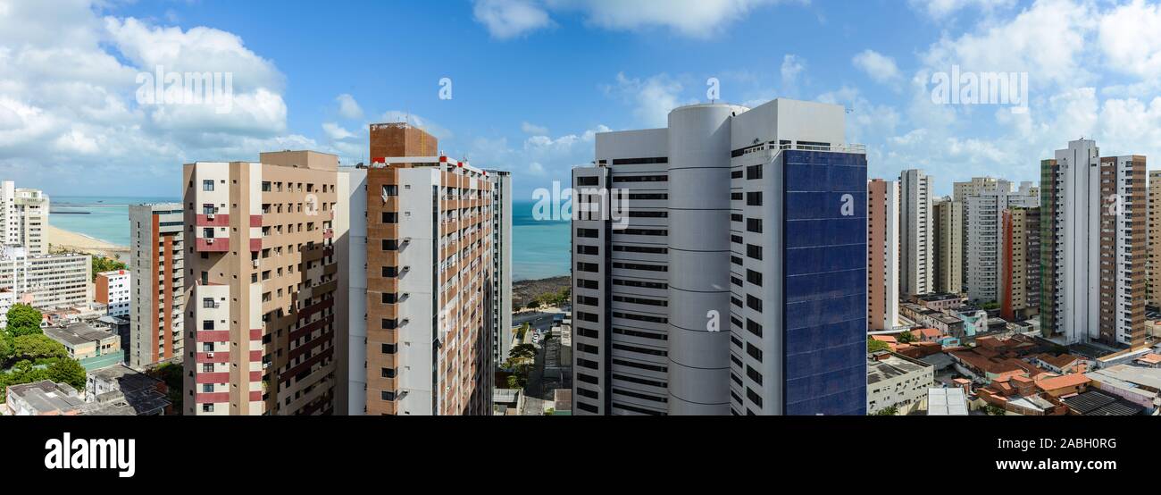 Highrise buildings in Fortaleza, Ceara, Brazil, South America. Stock Photo