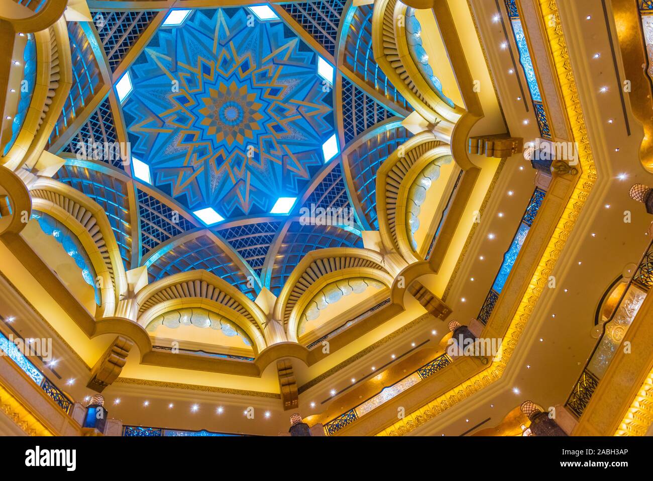 Abu Dhabi United Arab Emirates Feb 13 2019 Interior Of