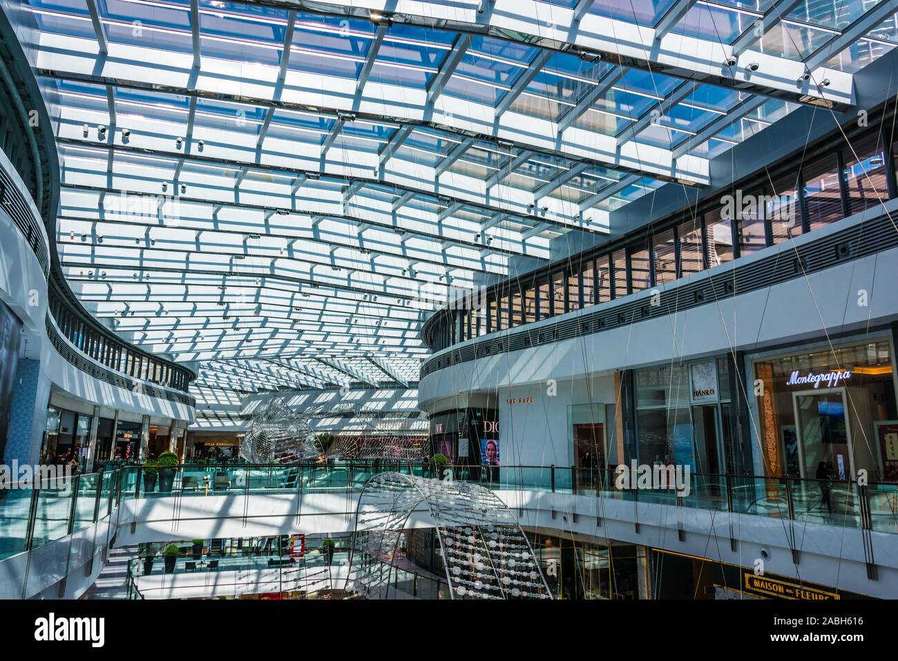 DUBAI, UNITED ARAB EMIRATES - FEB 6, 2019: Interior od Dubai Mall, United Arab Emirates. Stock Photo