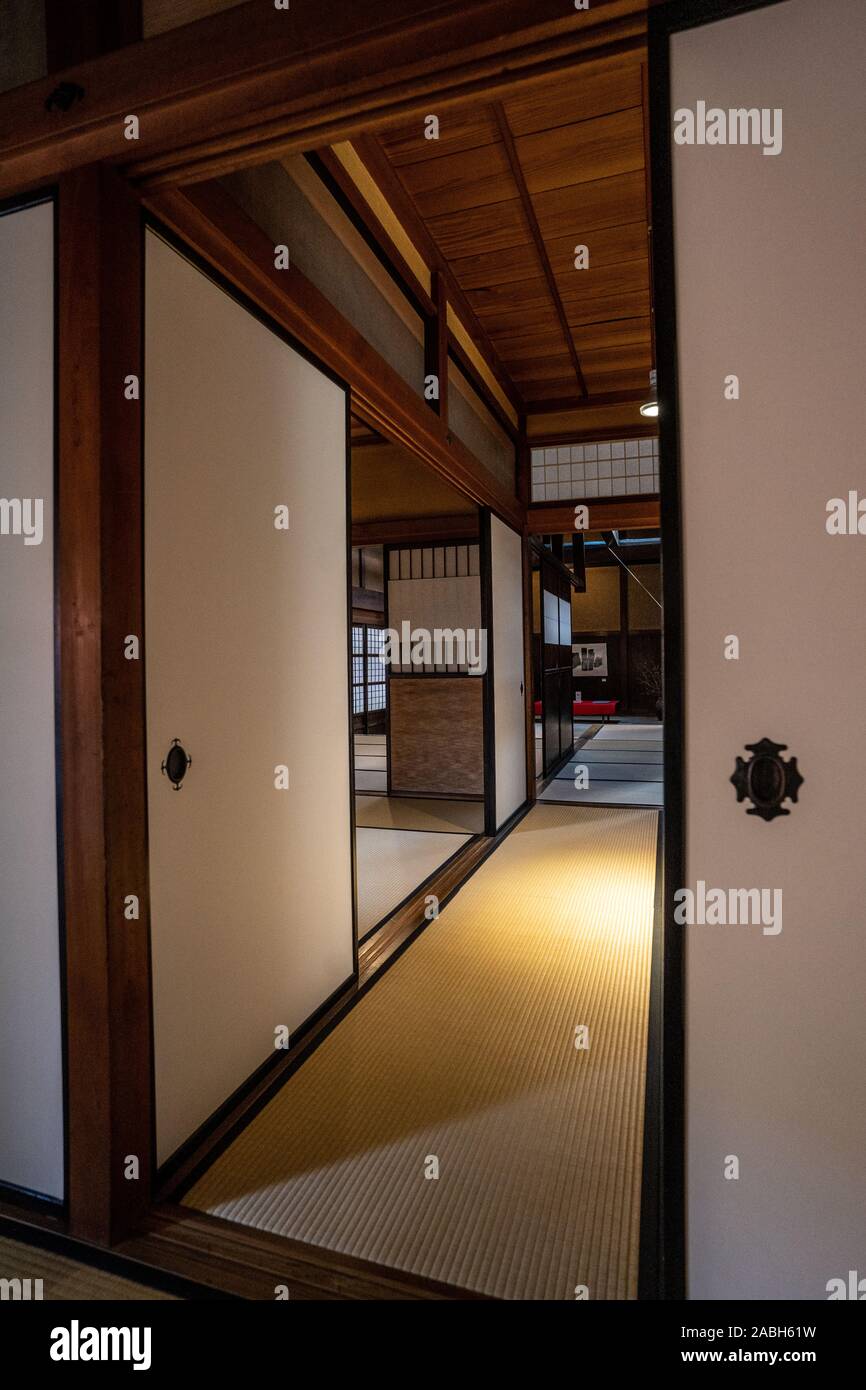 Japanese traditional house interior at Yoshijima Heritage House ...