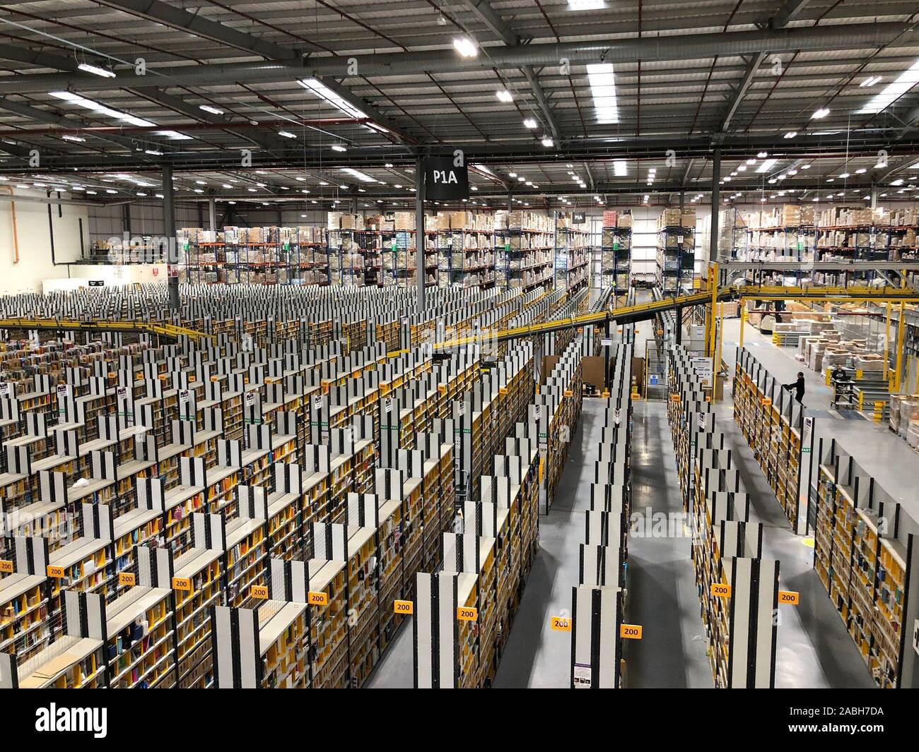 EMBARGOED TO 0001 ON THURSDAY NOVEMBER 28 The Amazon Fulfilment Centre