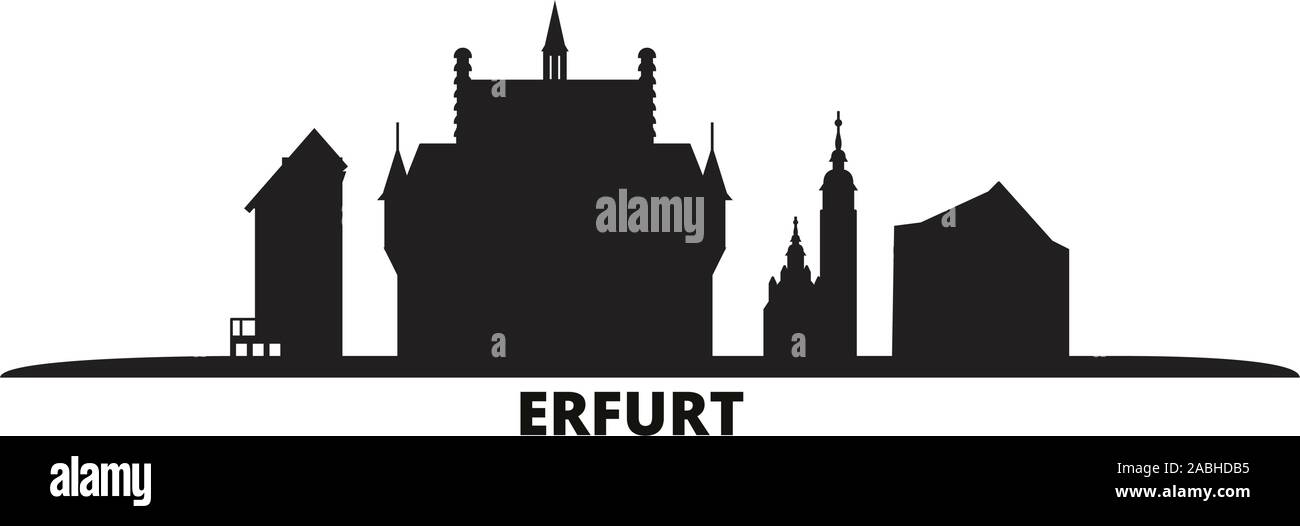 Erfurt cathedral thuringia Stock Vector Images - Alamy