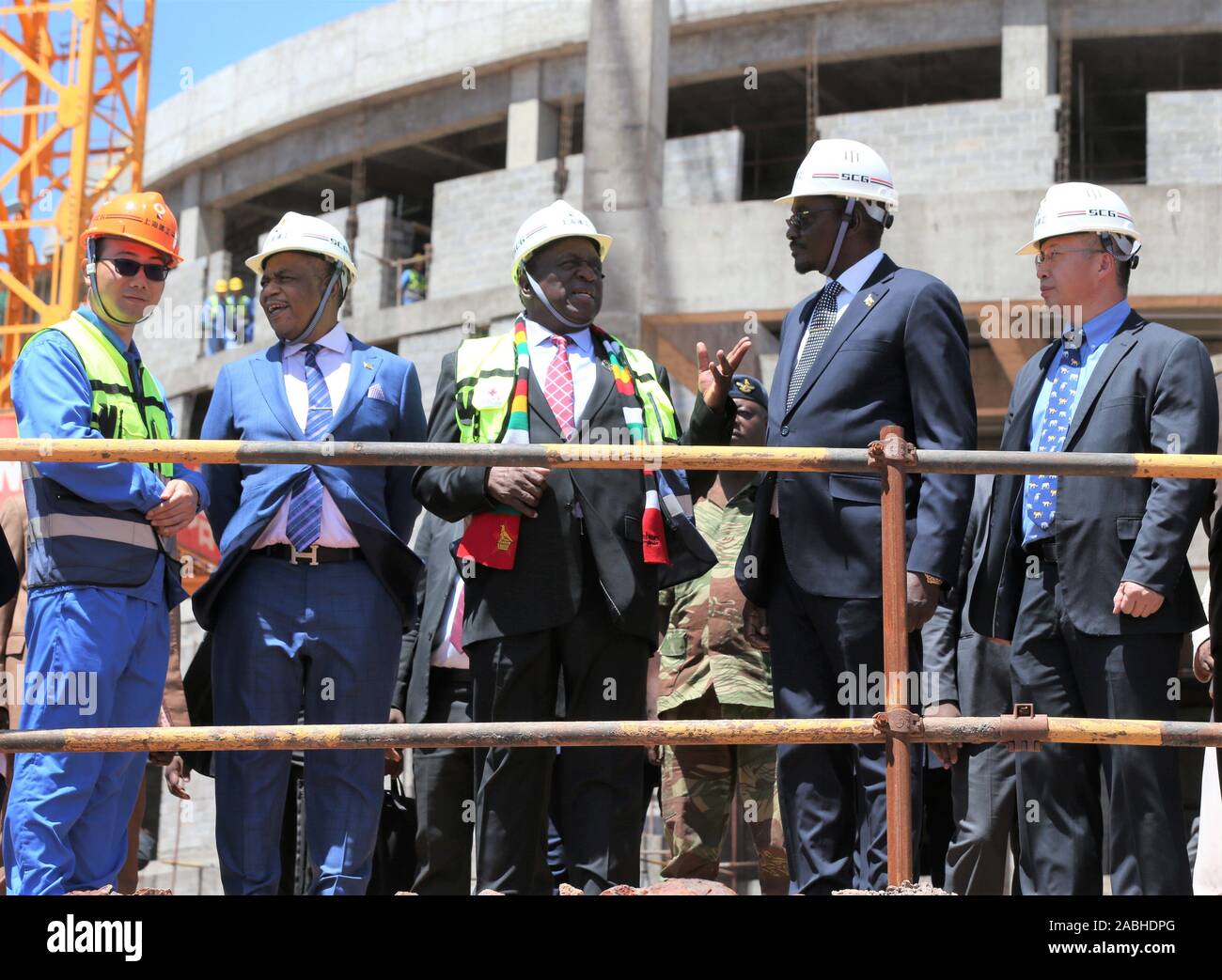 Harare, Zimbabwe. 27th Nov, 2019. Zimbabwean President Emmerson