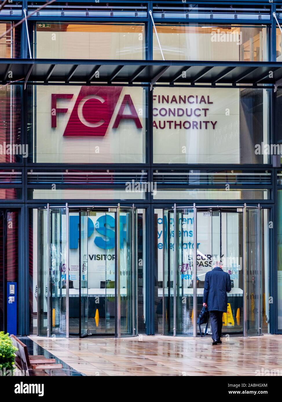 FCA Stratford - Financial Conduct Authority HQ in the International Quarter in East London - opened 2018 architect Rogers Stirk Harbour + Partners Stock Photo