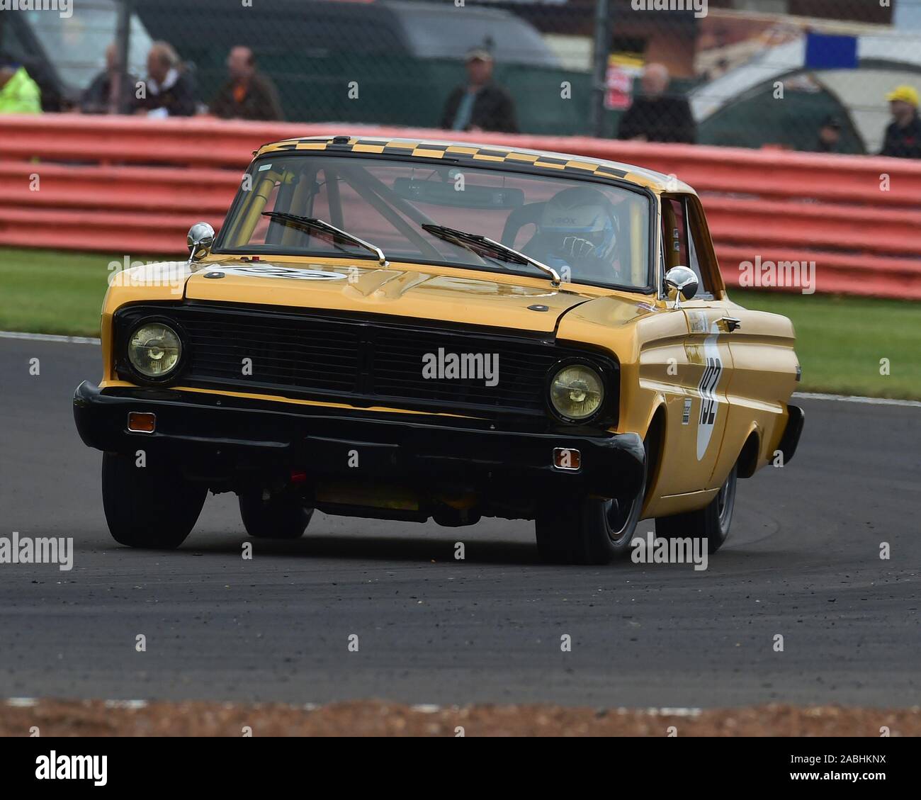 Julian Thomas, Calum Lockie, Ford Falcon, Transatlantic Trophy for Pre '66 Touring Cars, Silverstone Classic, July 2019, Silverstone, Northamptonshir Stock Photo