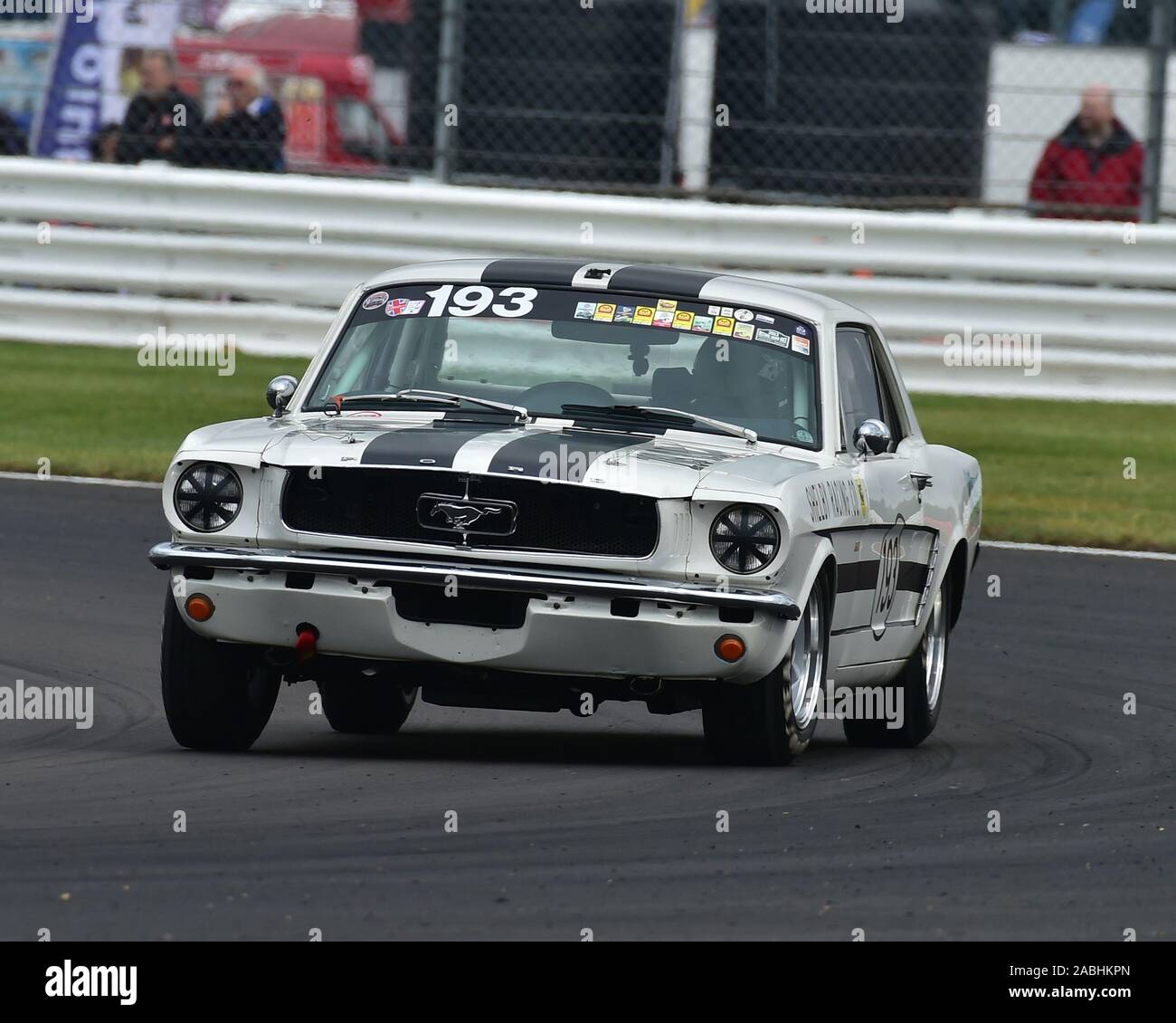 Victor Israelsson, Ford Mustang, Transatlantic Trophy for Pre '66 Touring Cars, Silverstone Classic, July 2019, Silverstone, Northamptonshire, England Stock Photo