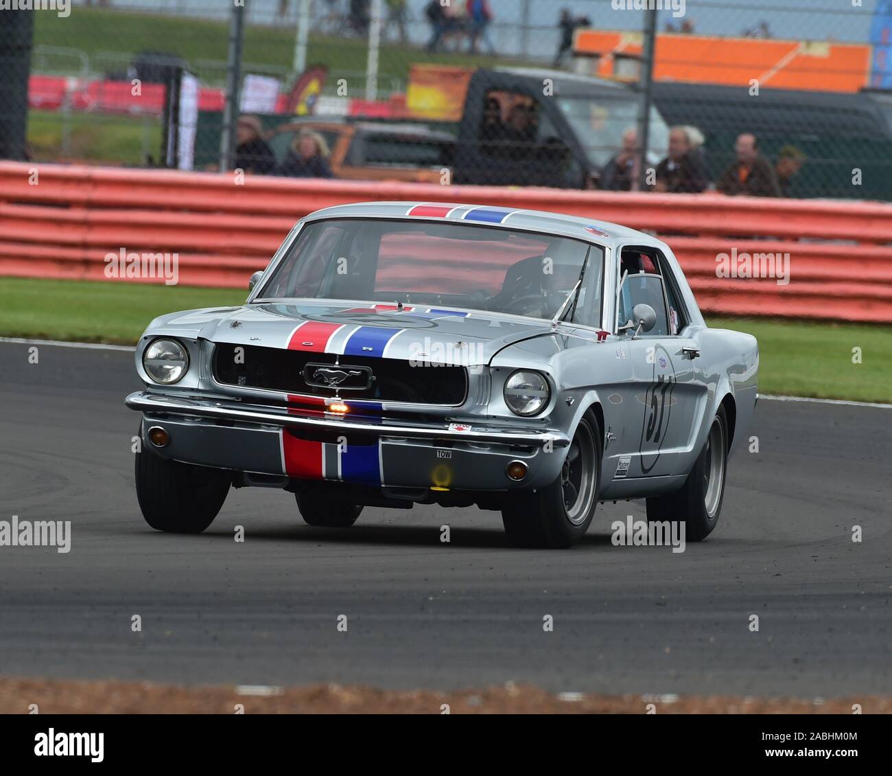 Nicholas King, Ford Mustang, Transatlantic Trophy for Pre '66 Touring Cars, Silverstone Classic, July 2019, Silverstone, Northamptonshire, England, ci Stock Photo