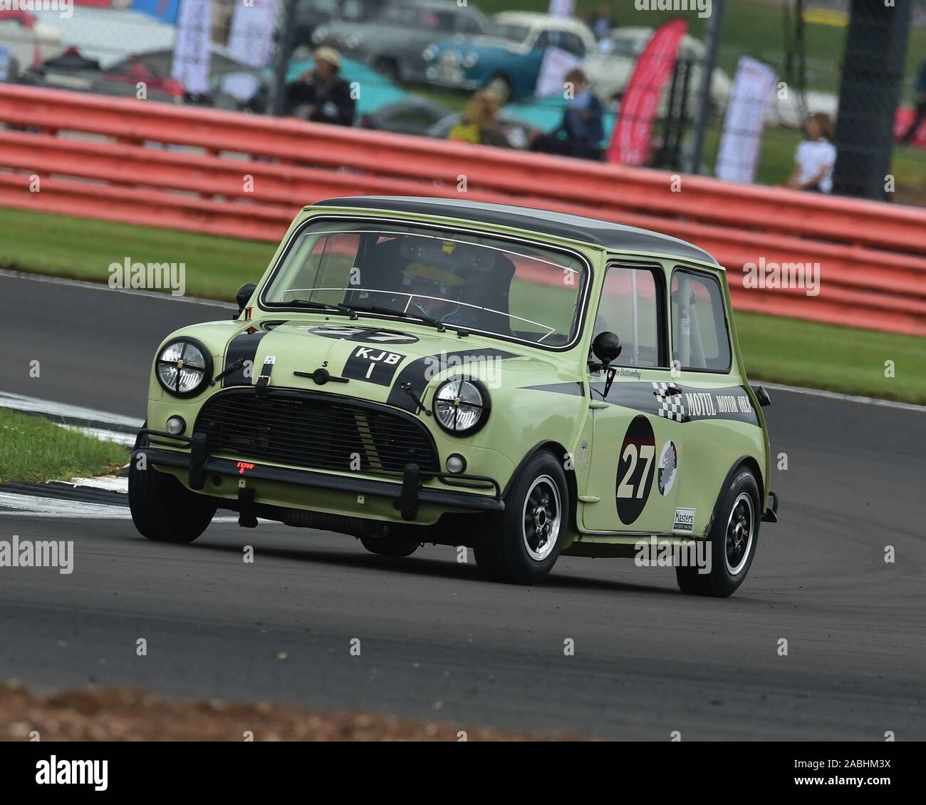 Kevin Bottomley, Jonathan Lewis, Morris Mini Cooper S, Transatlantic Trophy for Pre '66 Touring Cars, Silverstone Classic, July 2019, Silverstone, Nor Stock Photo