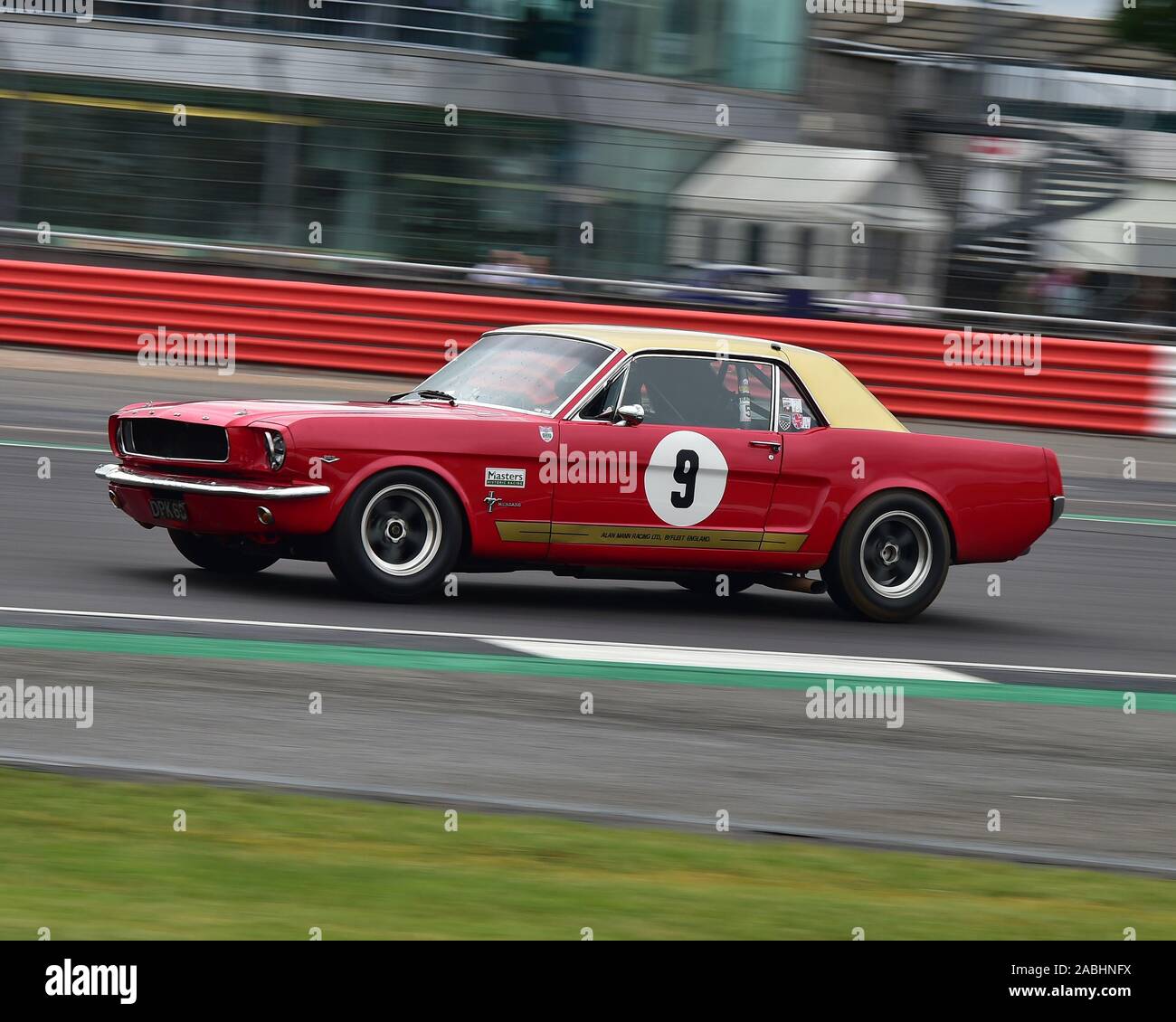 Craig Davies, Ford Mustang, Transatlantic Trophy for Pre '66 Touring Cars, Silverstone Classic, July 2019, Silverstone, Northamptonshire, England, cir Stock Photo