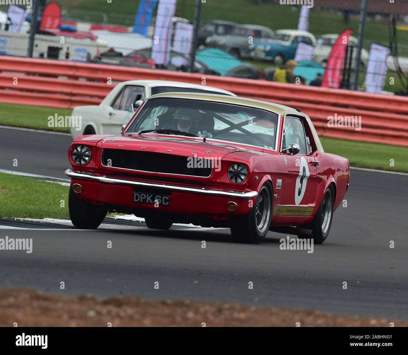 Craig Davies, Ford Mustang, Transatlantic Trophy for Pre '66 Touring Cars, Silverstone Classic, July 2019, Silverstone, Northamptonshire, England, cir Stock Photo