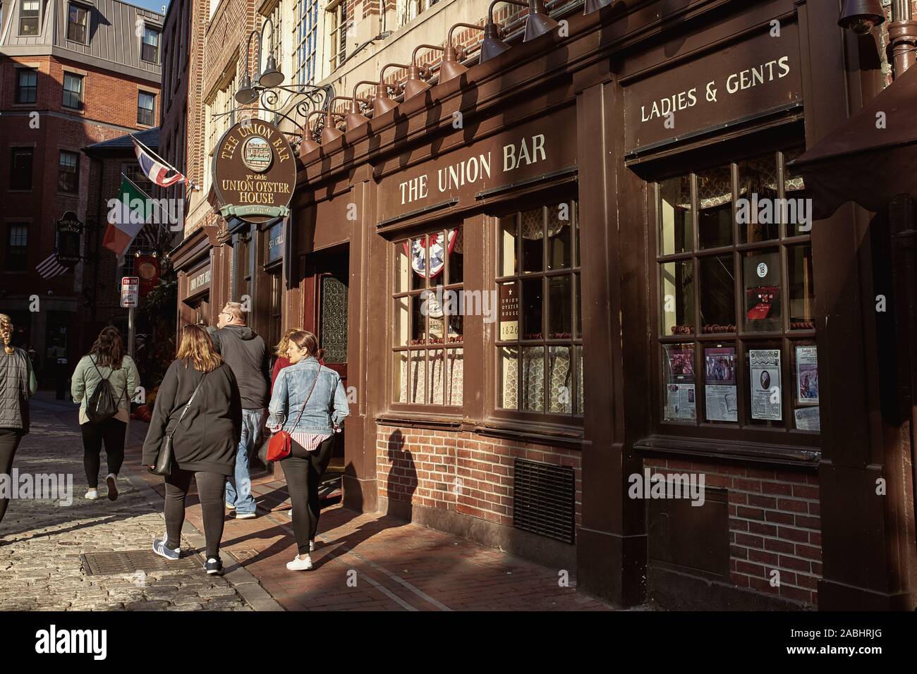 Boston, Massachusetts October 4th, 2019 Exterior of Union Oyster