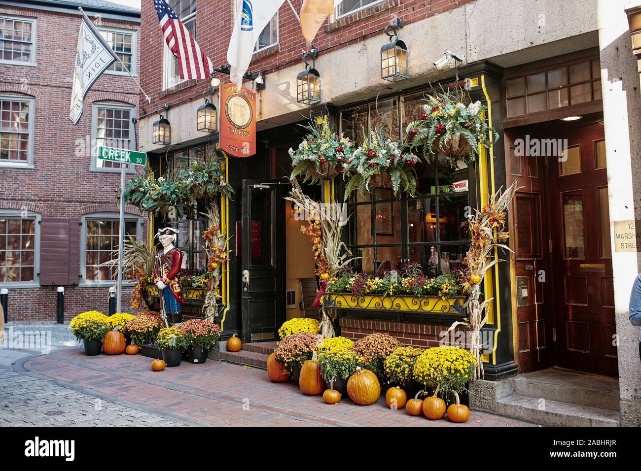 Boston, Massachusetts October 4th, 2019 Exterior of Green Dragon