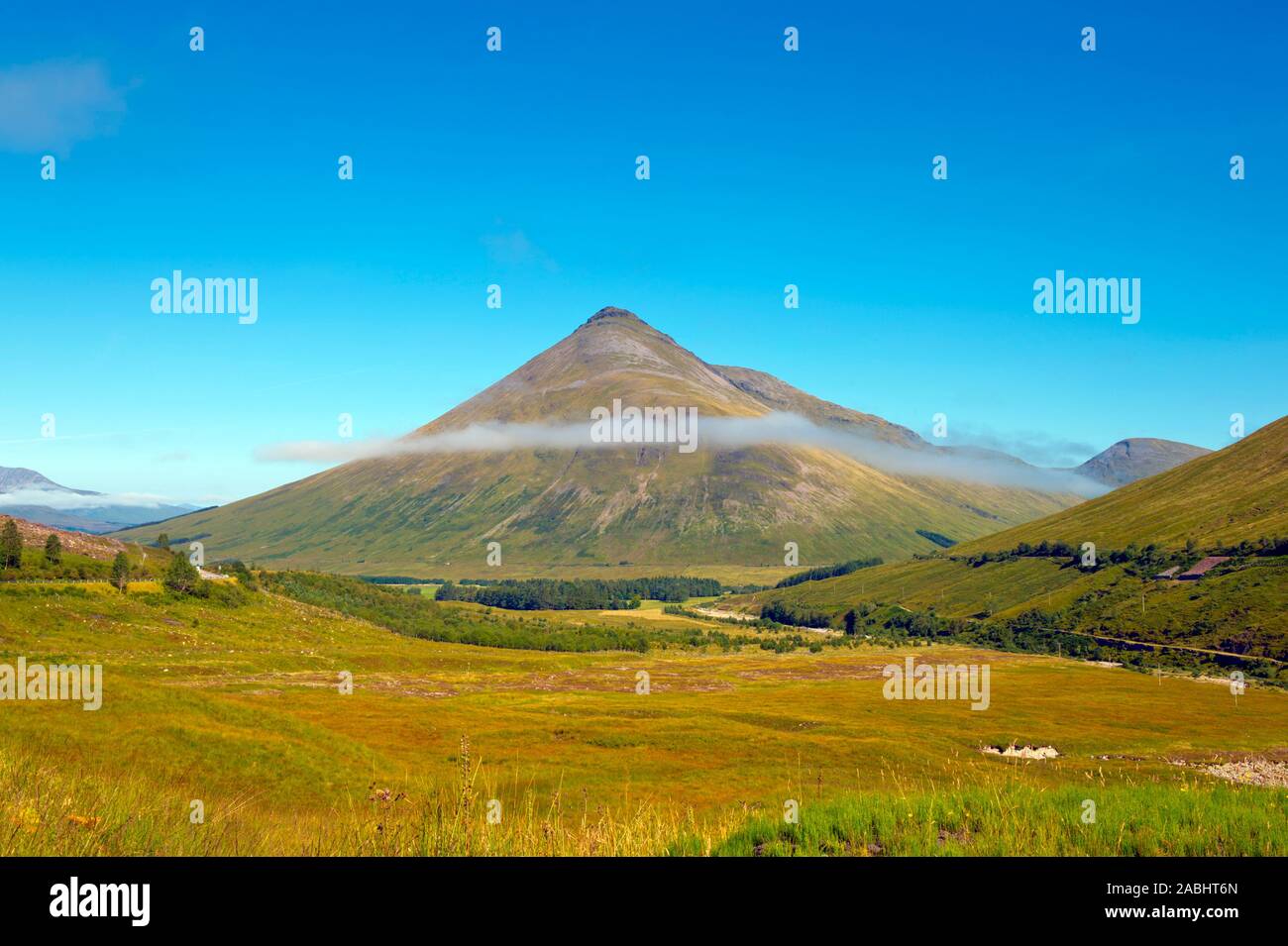 Glencoe, a spectacular and beautiful Scottish landscape. Stock Photo