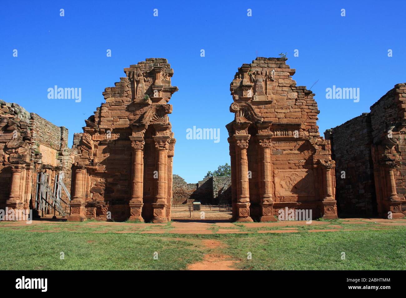 San Ignacio Mini Jesuites ruins, Misiones, Argentina Stock Photo - Alamy