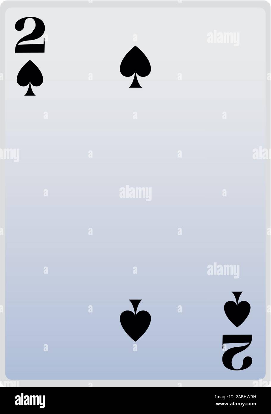 two of spades card icon, flat design Stock Vector Image & Art Alamy