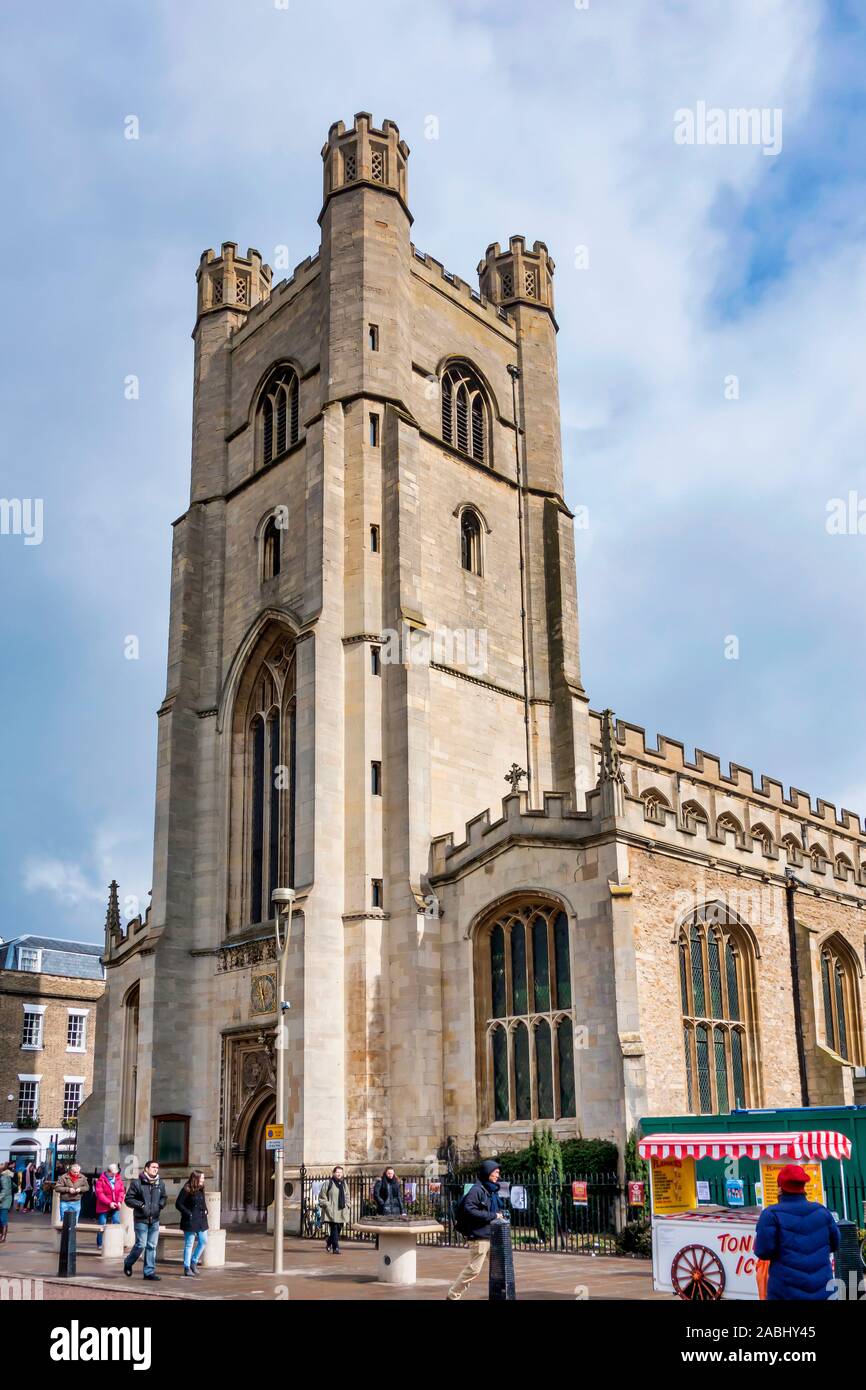 Great St Marys Church,Kings Parade,Cambridge,England Stock Photo Alamy
