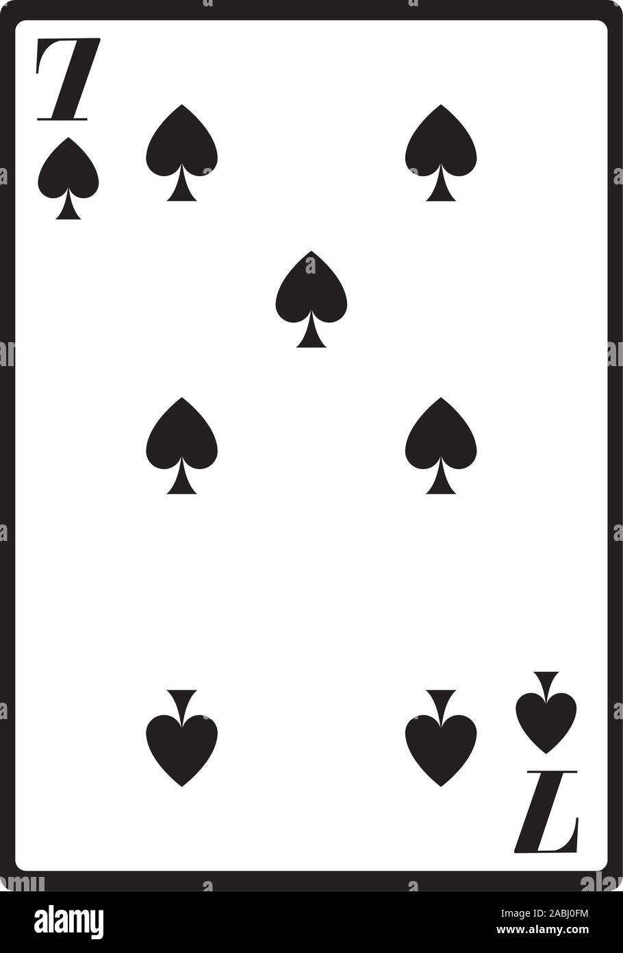 7 Of Spades High Resolution Stock Photography and Images Alamy