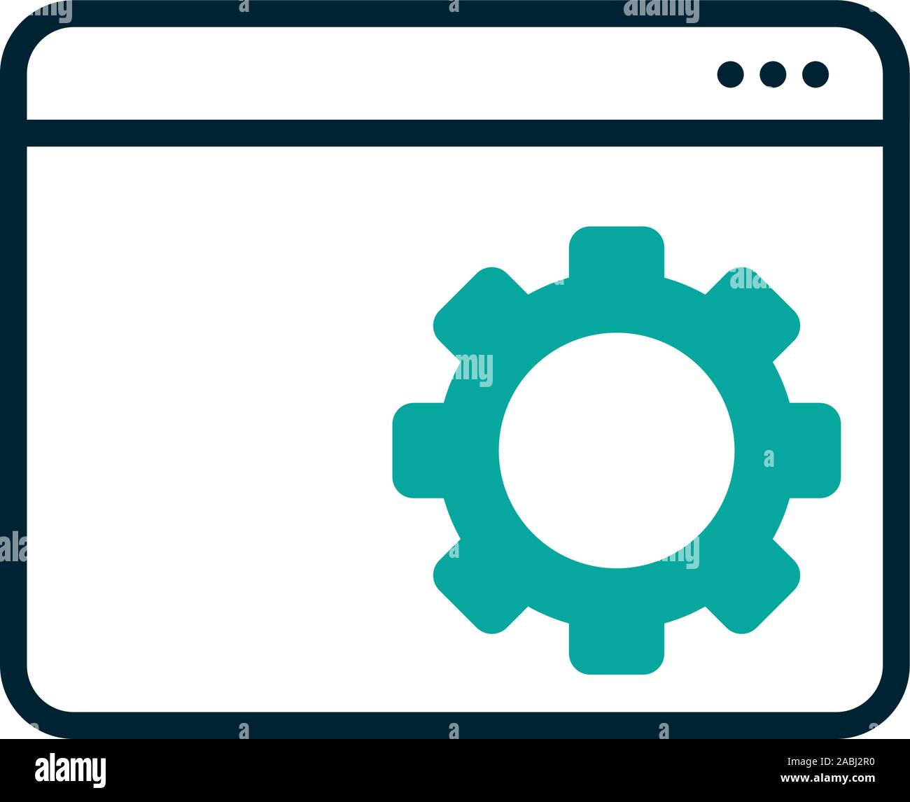 Isolated website icon fill vector design Stock Vector Image & Art - Alamy