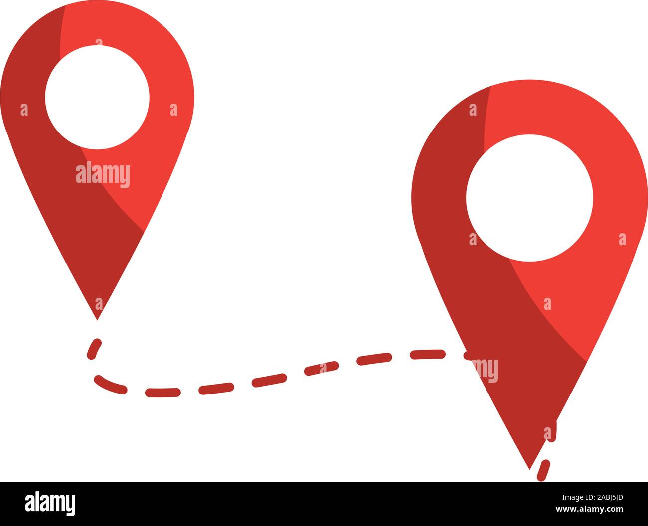 track pointer gps map and navigation vector illustration Stock Vector ...