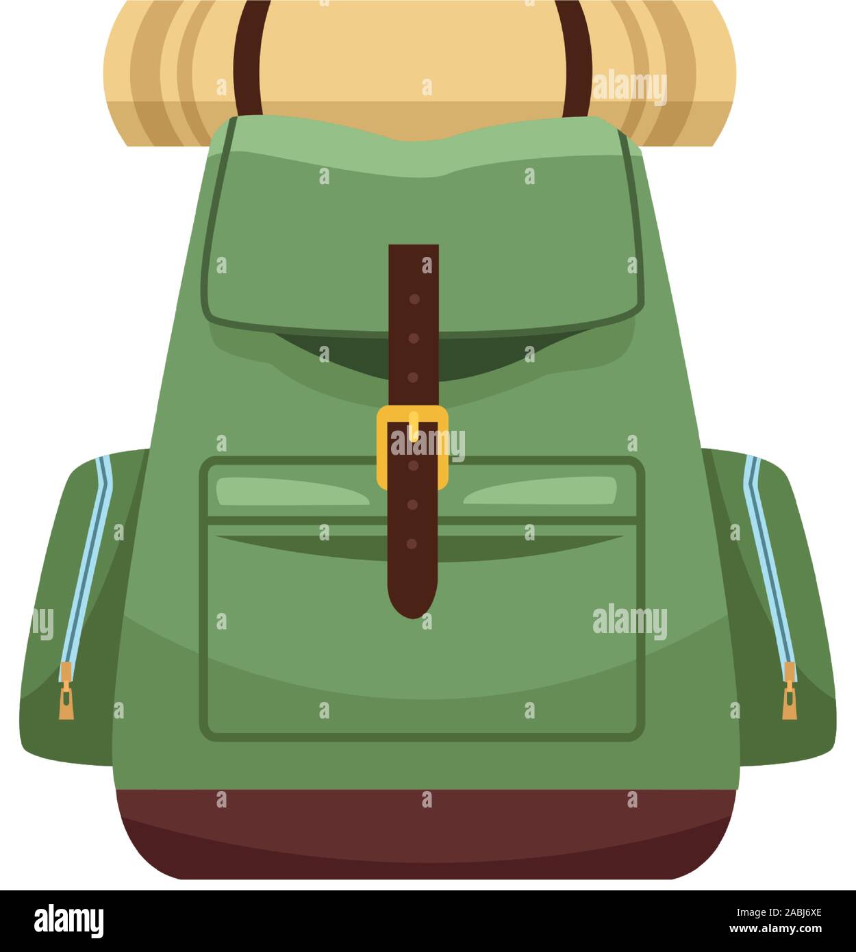 camping backpack with sleeping bag