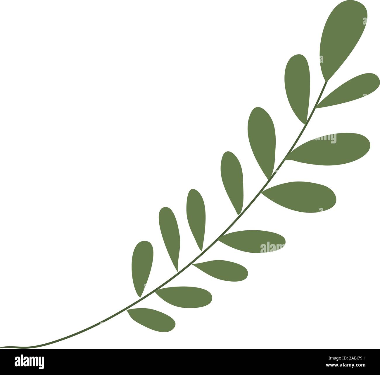 Isolated leaf icon vector design Stock Vector Image & Art - Alamy