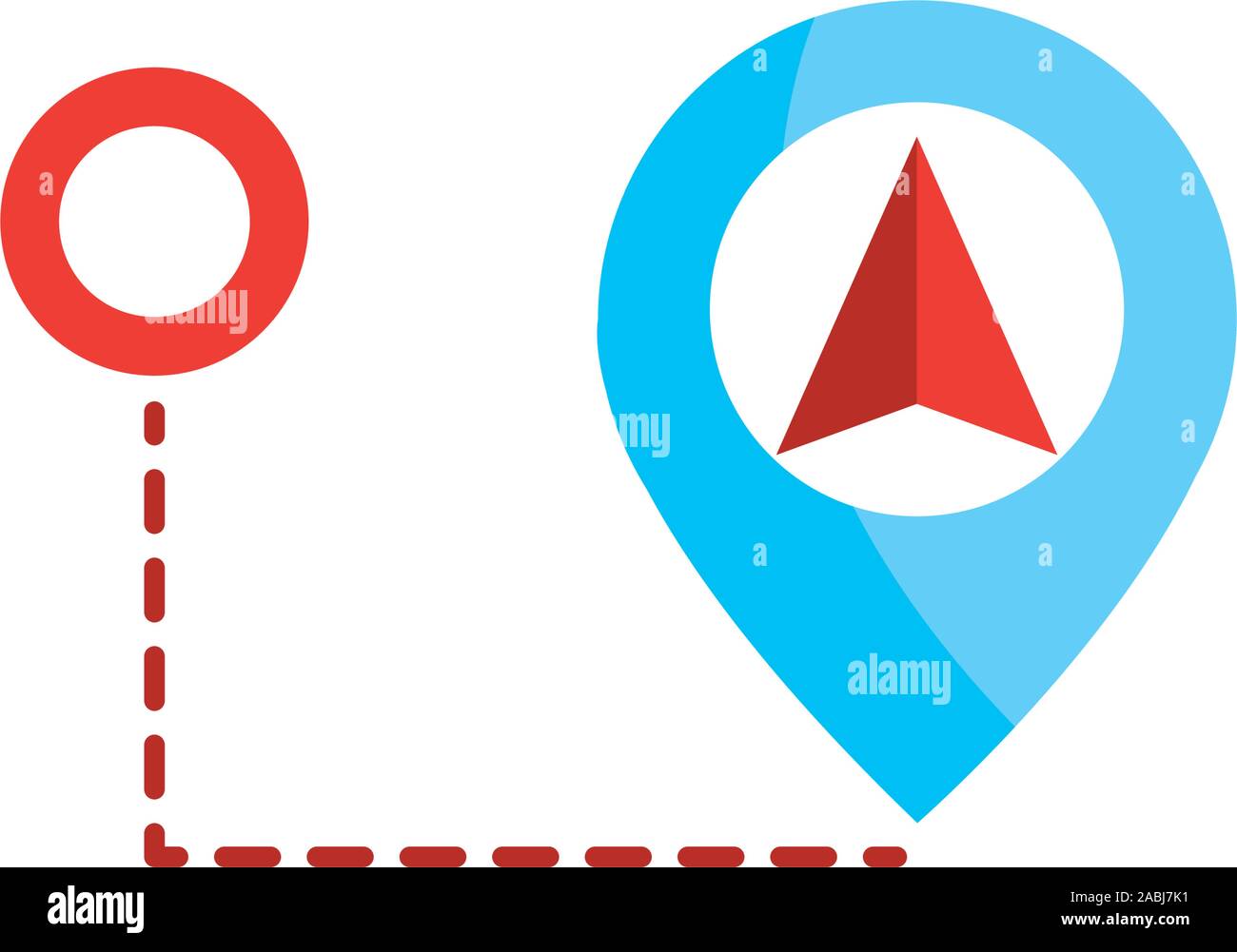 marker pin location gps map and navigation vector illustration Stock ...