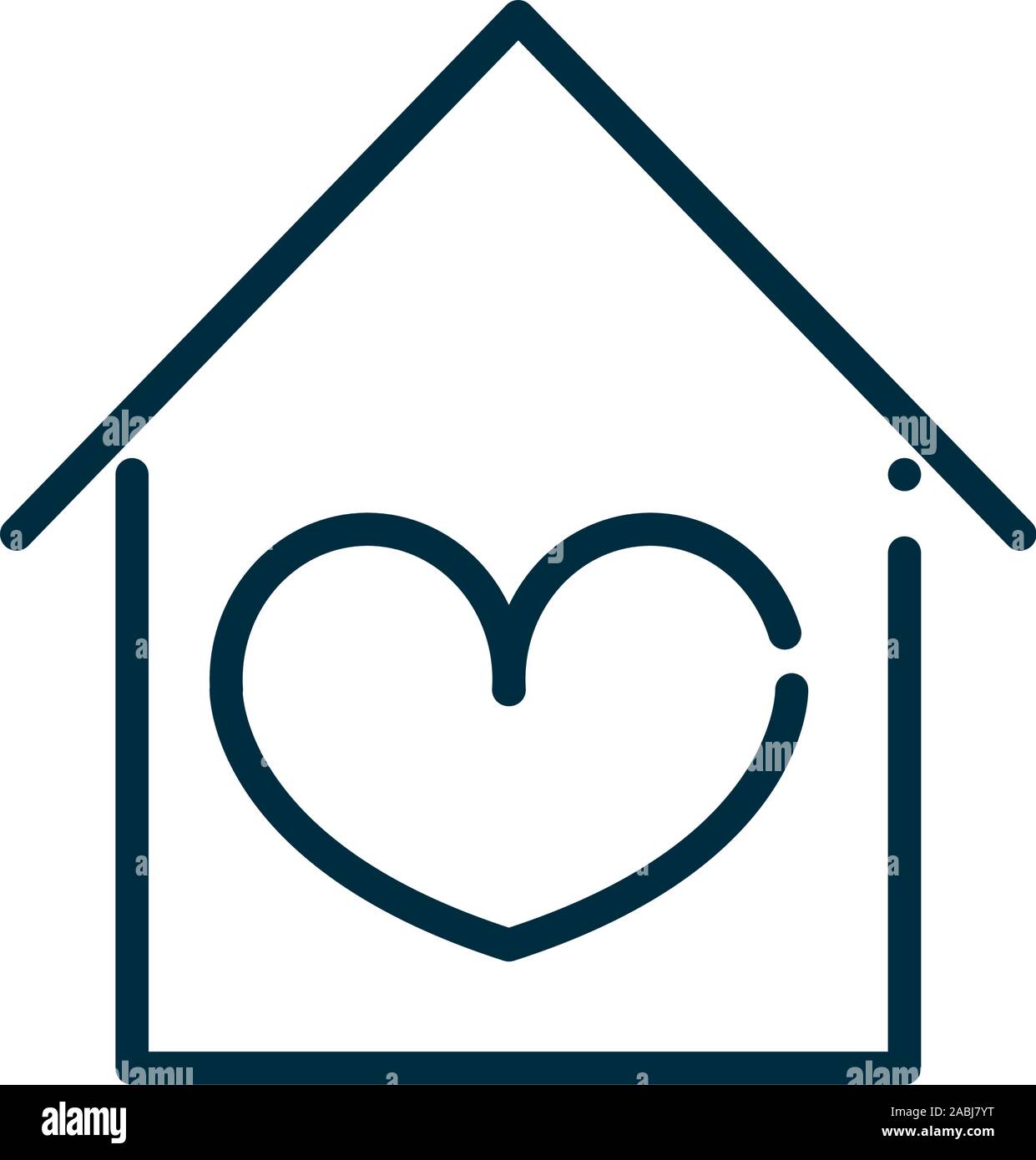house love heart peace and human rights line vector illustration Stock ...