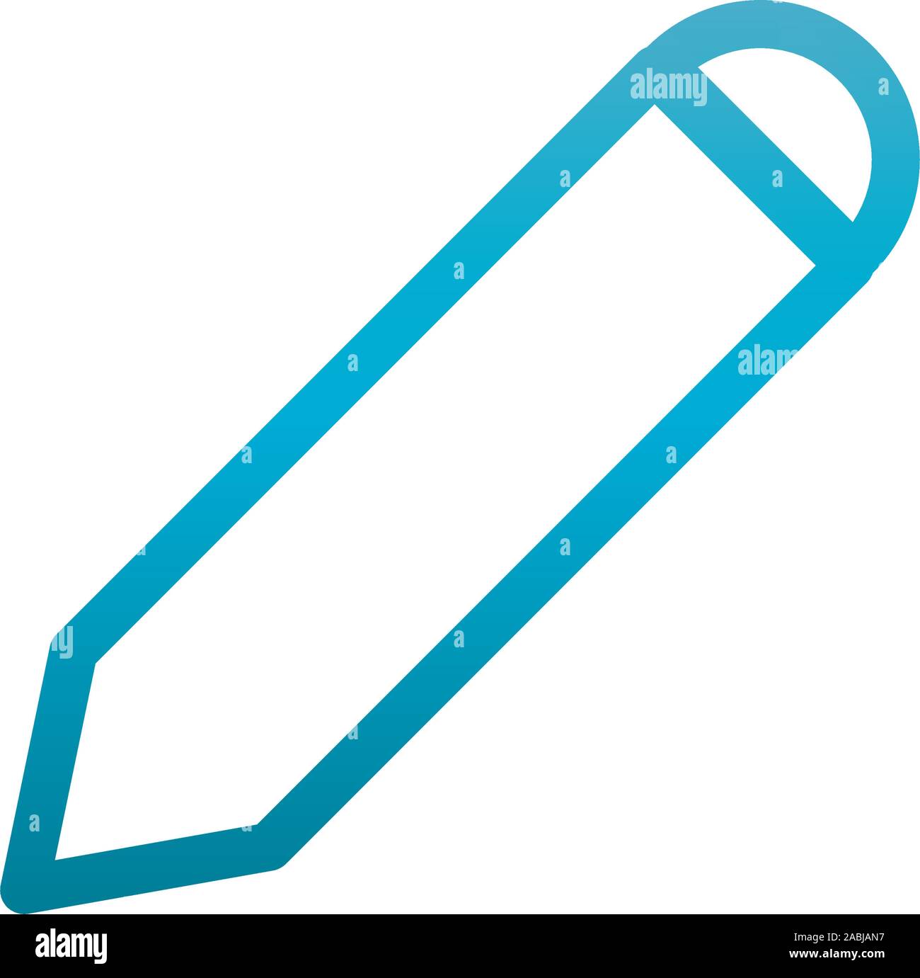 edition user interface blue gradient vector illustration Stock Vector ...