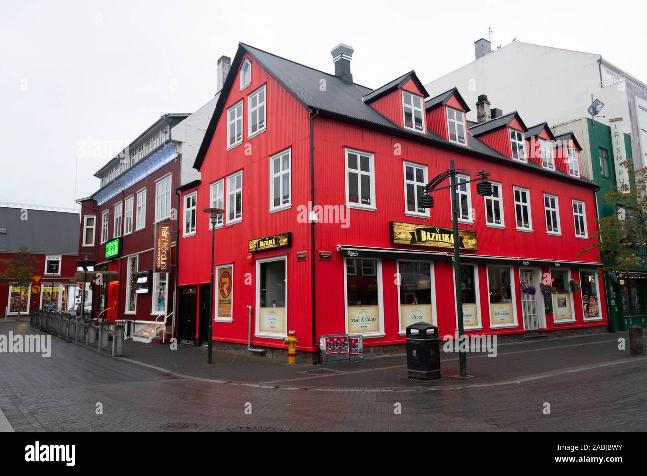 Colourful buildings, Reykjavik, Iceland Stock Photo - Alamy