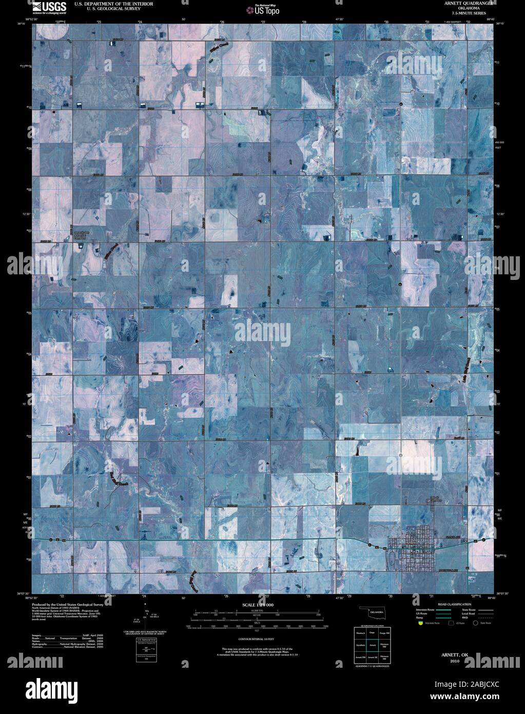 Map of oklahoma hires stock photography and images Alamy