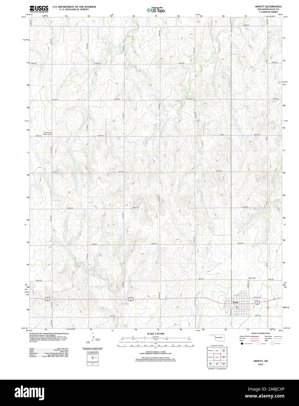Map of oklahoma hires stock photography and images Alamy