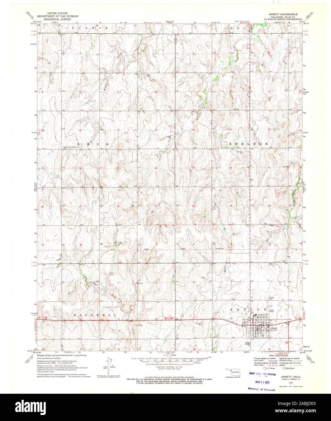 oklahoma map hires stock photography and images Alamy