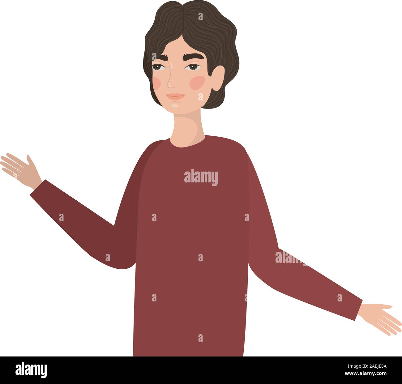 Cute man cartoon drawing vector design Stock Vector Image & Art - Alamy