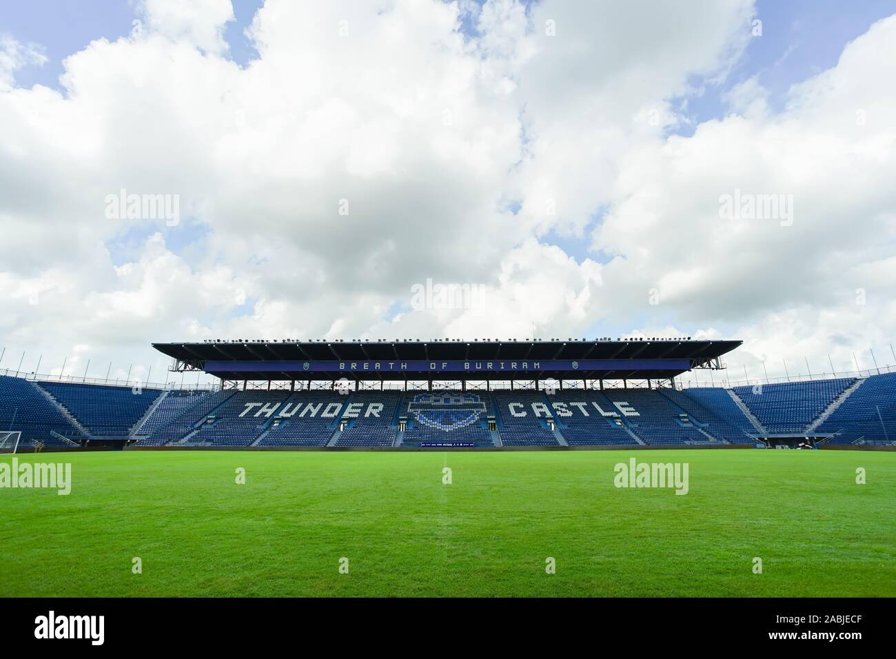 Buriram,Thailand - October 11 2019: Chang Arena or Thunder Castle Stadium of Buriram United Football Club in Buriram province,Thailand. Stock Photo