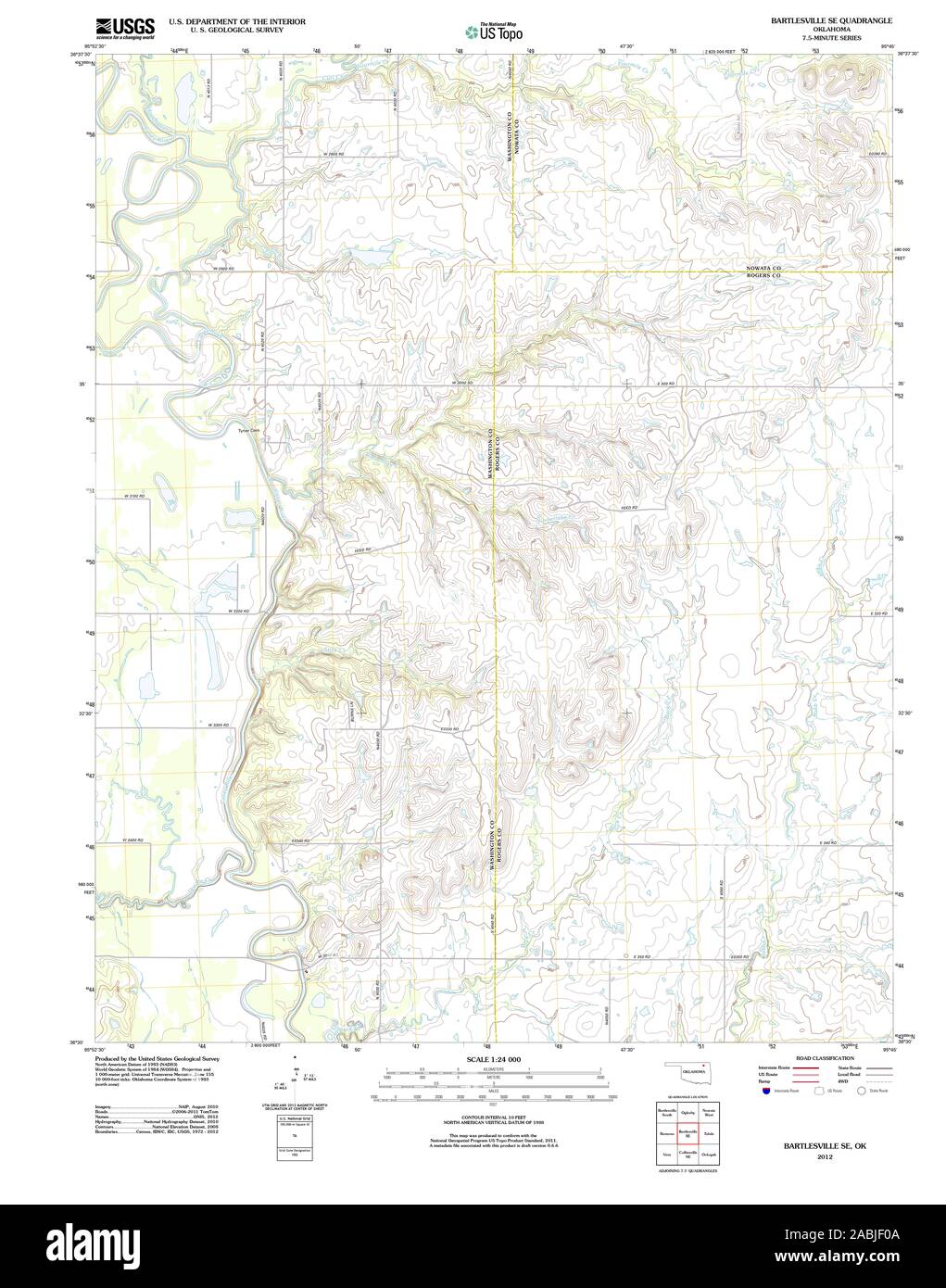 Map of bartlesville hires stock photography and images Alamy