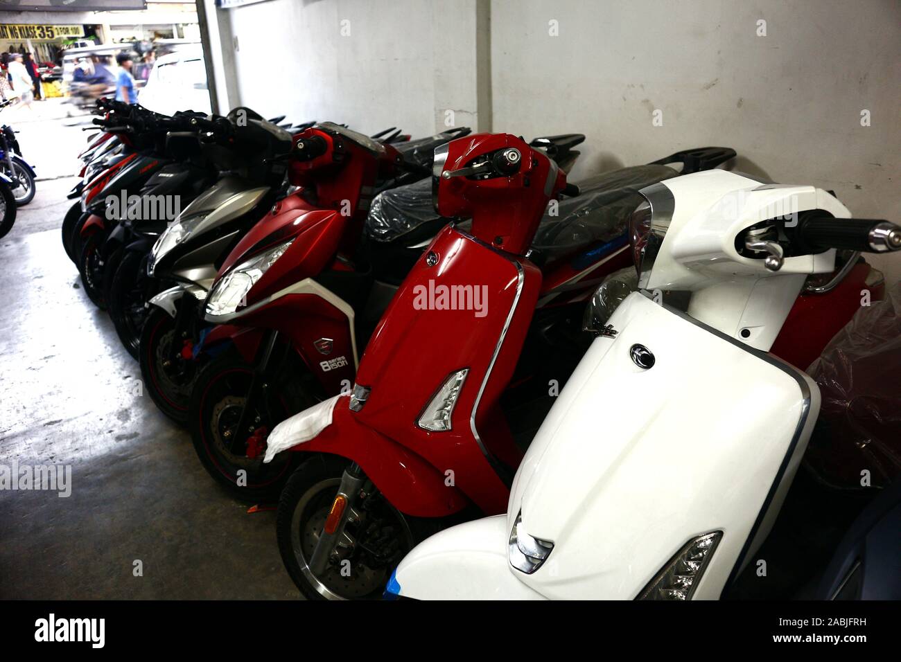 Antipolo City, Philippines November 26, 2019 Assorted motorcycles