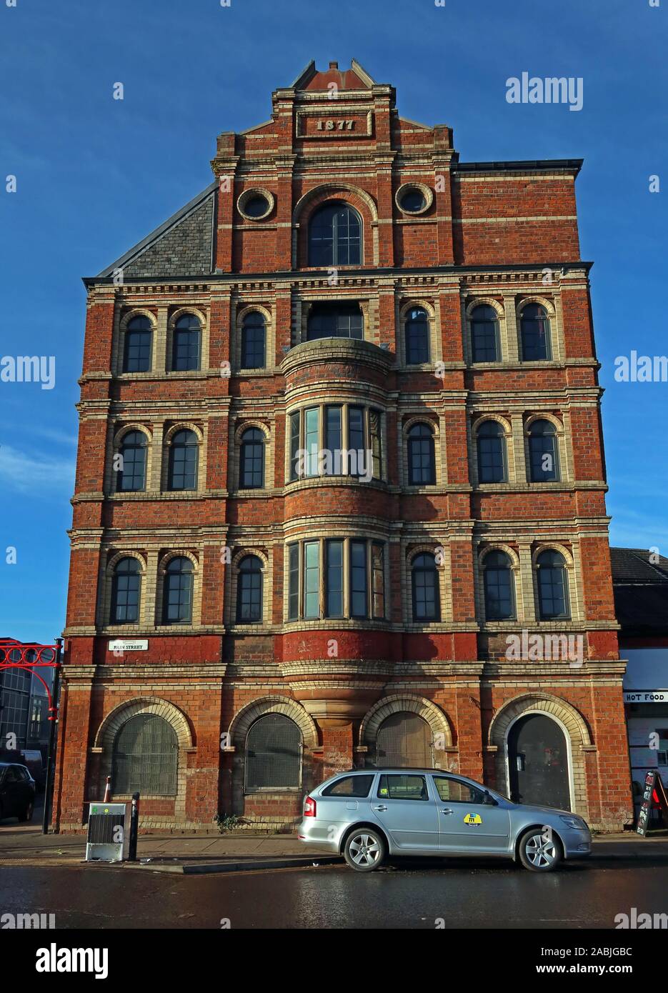 1877 building, Bain Street, Glasgow East End, Barras area, 242 Gallowgate, Glasgow,Scotland, G1 5DX Stock Photo