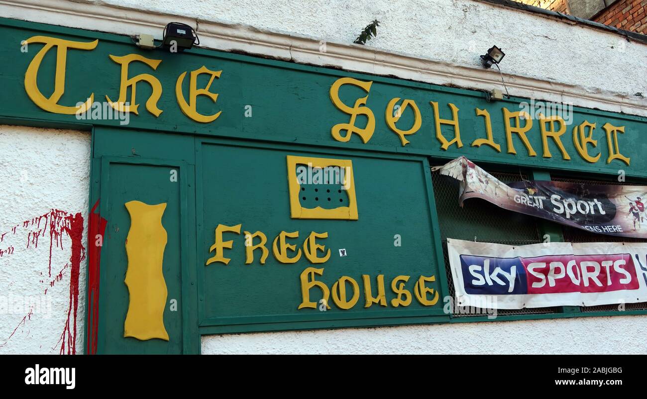 The Squirrel,Free House,Glasgow East End, Barras area, 242 Gallowgate, Glasgow,Scotland, G1 5DX Stock Photo