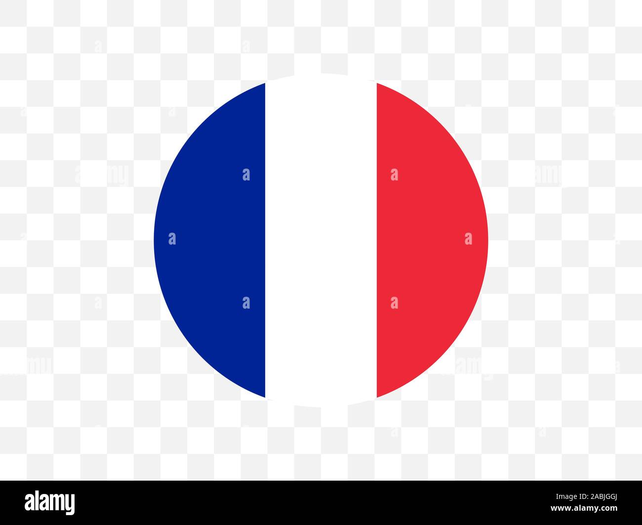 France Flag. Official flag of France. Vector illustration. Stock Vector