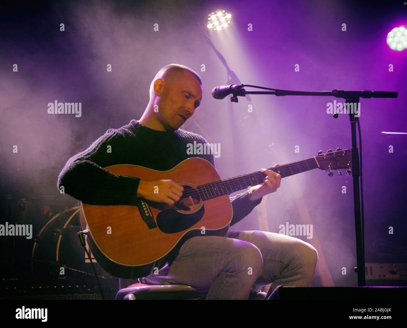 Dave Speakman, ,live,Banned! gig, Winnington Recreation Club, Northwich, Cheshire, England, UK CW8 4EB on stage 22/11/2019 Stock Photo