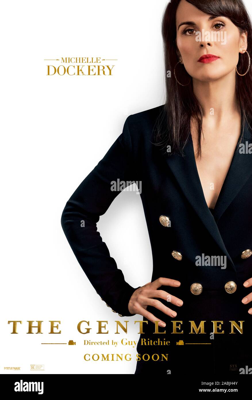 RELEASE DATE: January 24, 2020 TITLE: The Gentlemen STUDIO: Miramax DIRECTOR: Guy Ritchie PLOT: A British drug lord tries to sell off his highly profitable empire to a dynasty of Oklahoma billionaires. STARRING: MICHELLE DOCKERY poster art. (Credit Image: © Miramax/Entertainment Pictures) Stock Photo