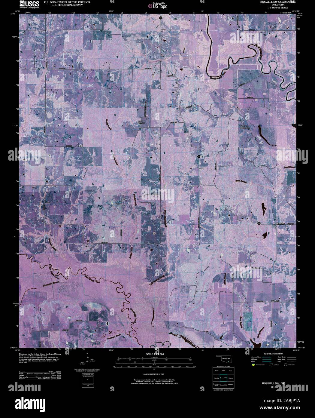 Map of boswell hires stock photography and images Alamy