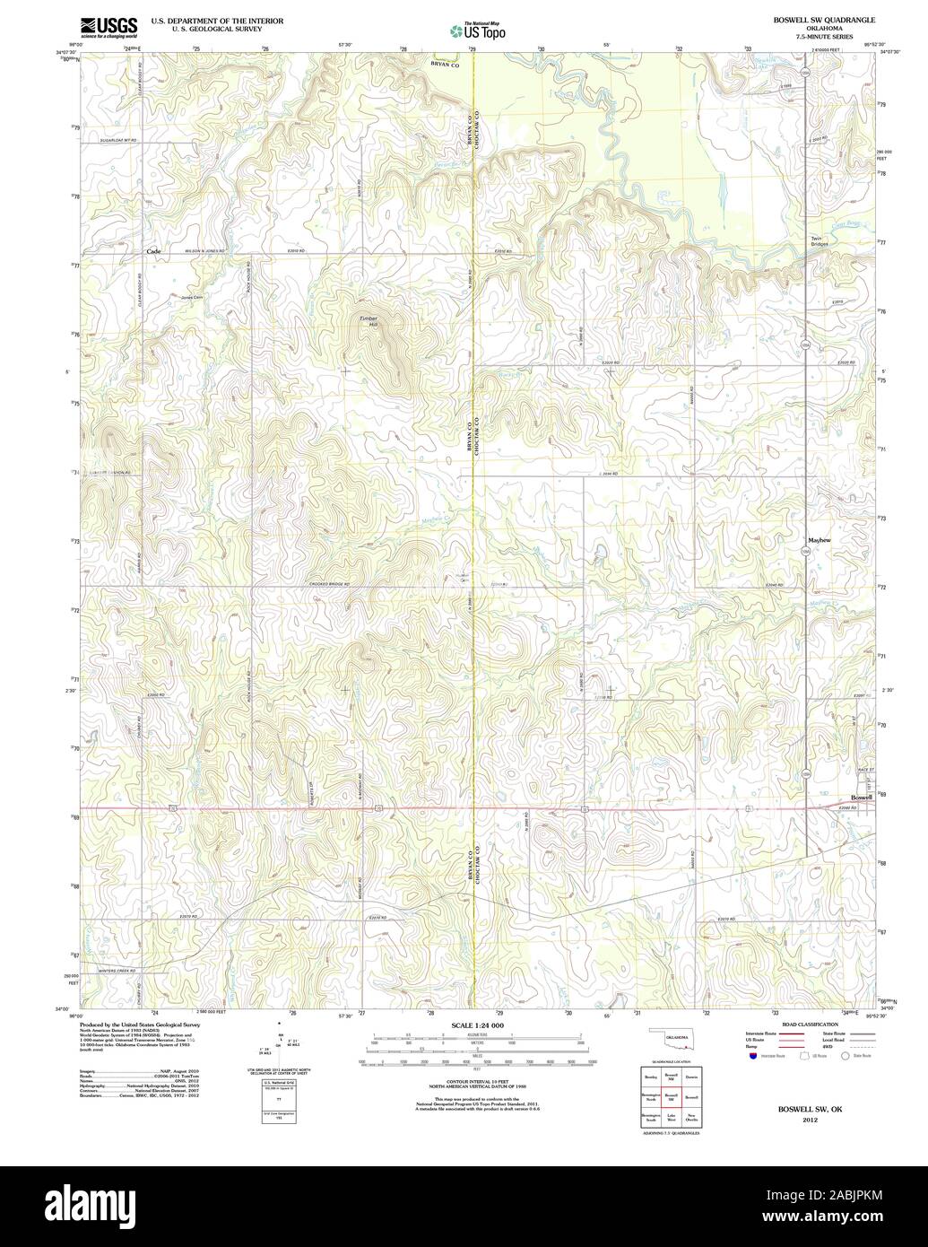 Map of boswell hires stock photography and images Alamy