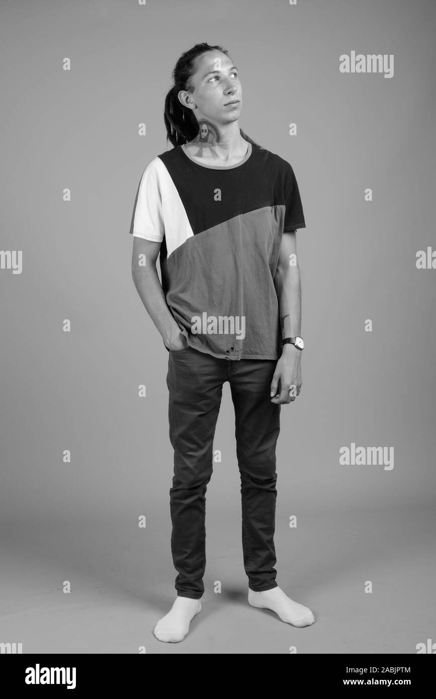 Full body tattoo young man hi-res stock photography and images - Alamy