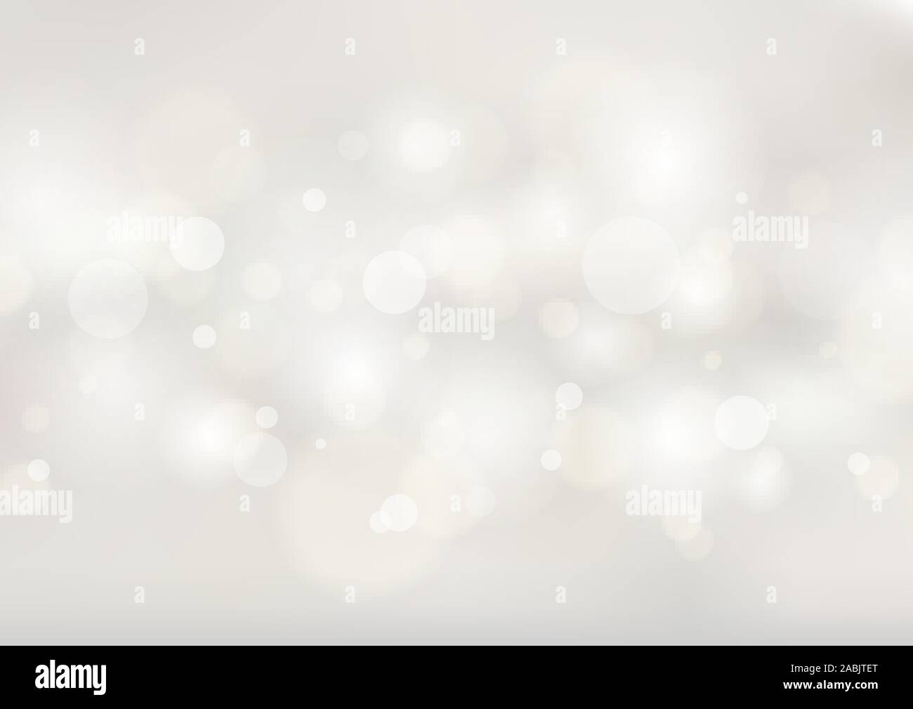 Abstract soft white blurred background with bokeh lights. Vector ...