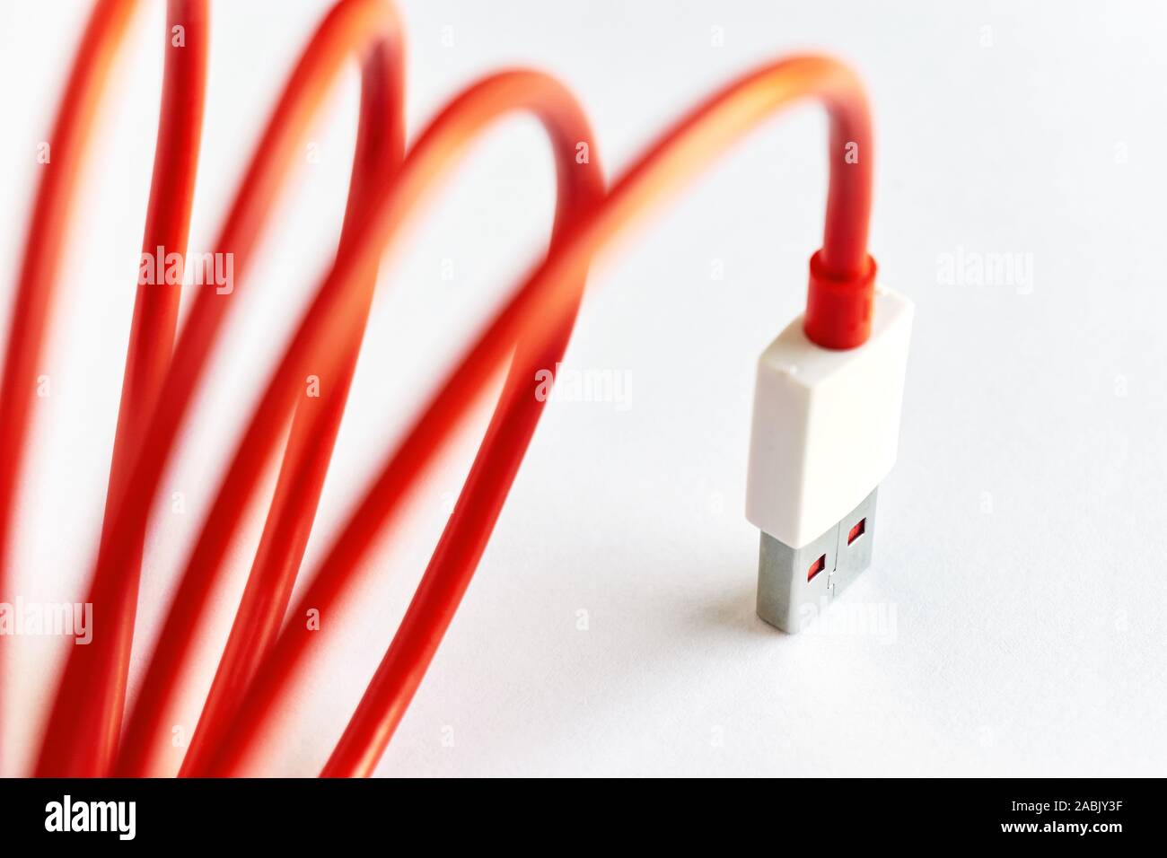 Curled cable hi-res stock photography and images - Alamy