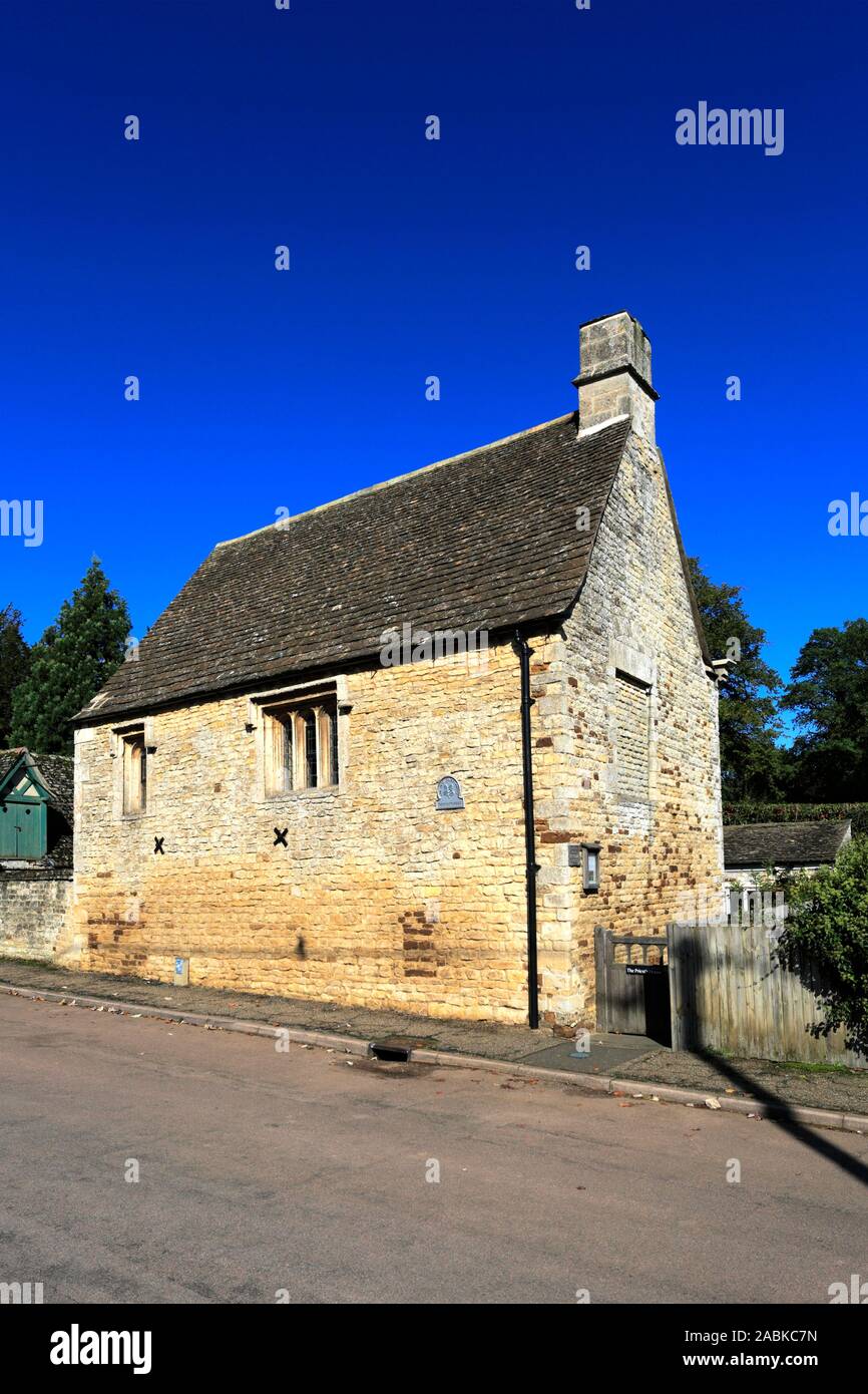 The Priests House, Easton on the Hill village, Northamptonshire County, England, UK Stock Photo